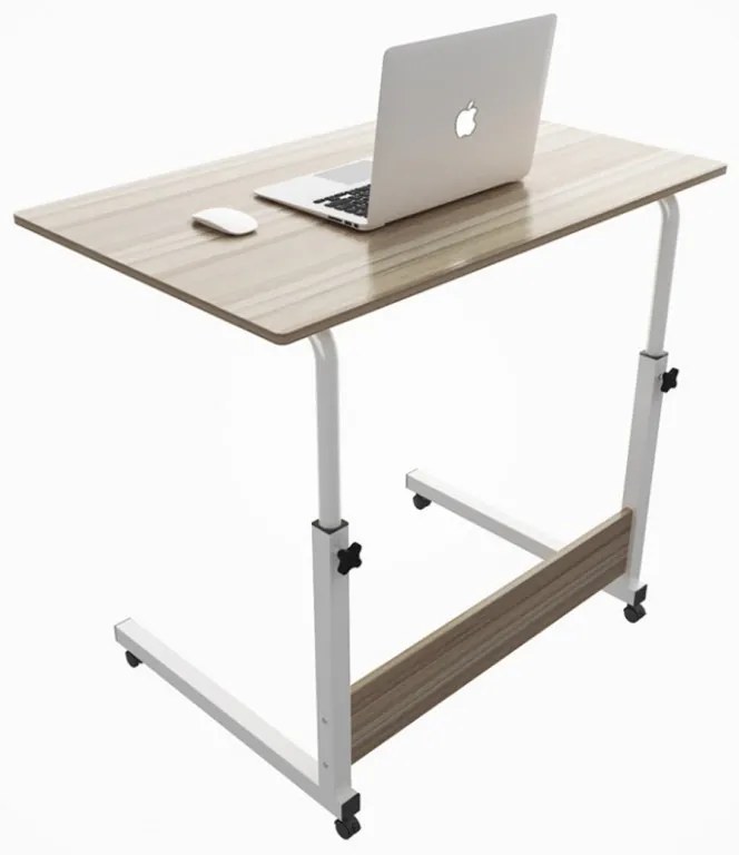 Mobilný stolík pod notebook, tablet alebo knihu 80 x 40 cm čierna