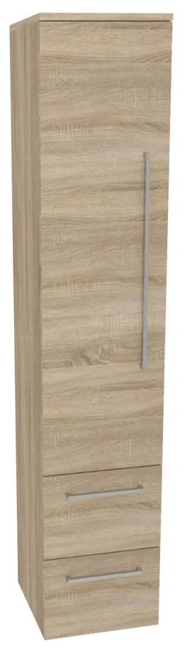 Mereo, Mereo Bino, kúpeľňová skrinka vysoká 163 cm, ľavá, Multidecor, Dub Bardolino, MER-CN697DBAR