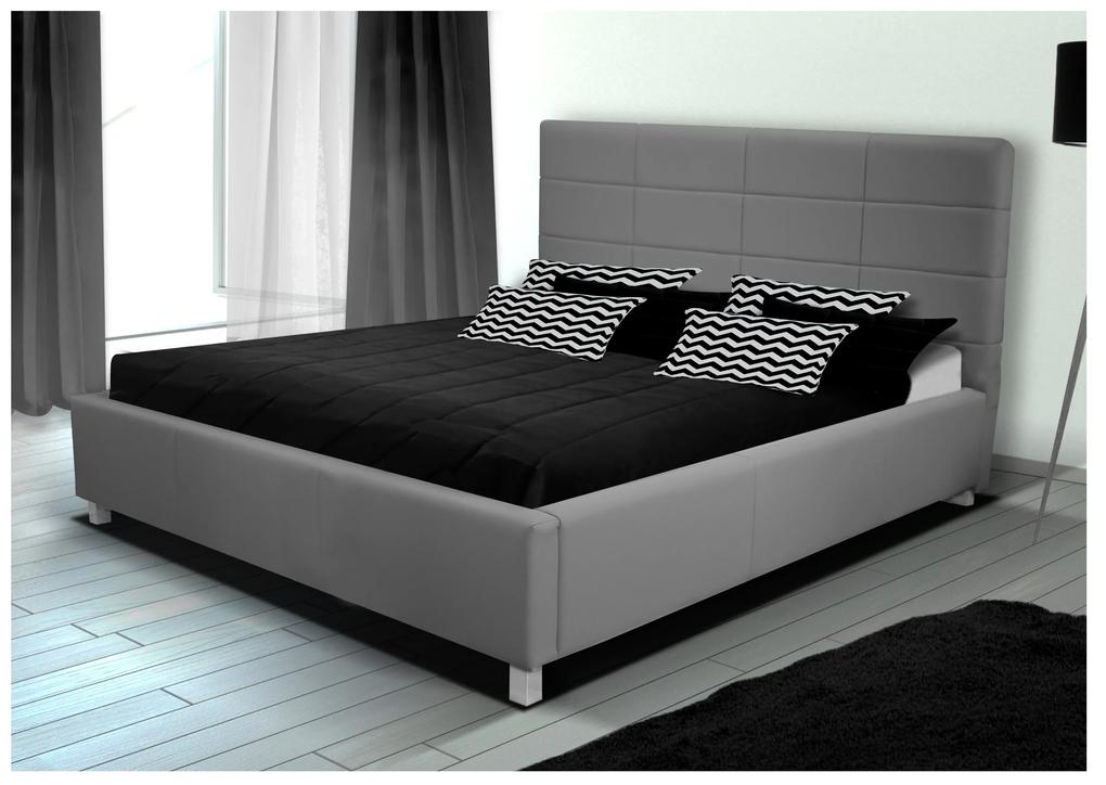 posteľ ĽUBICA IX - s roštom a úložným priestorom, 180x200 cm
