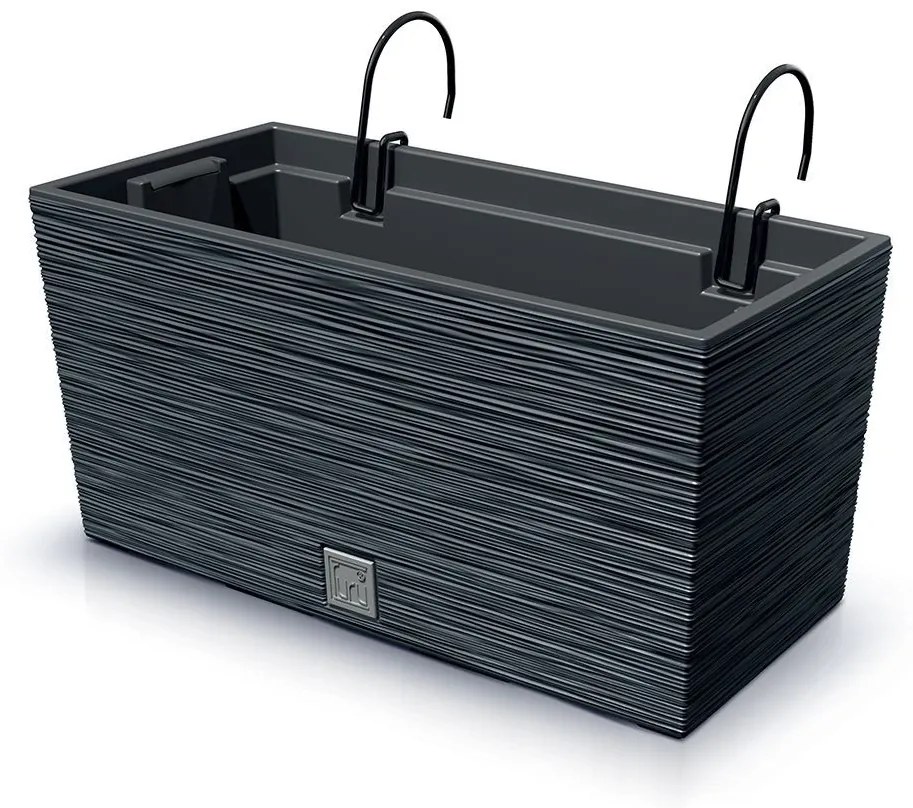 Prosperplast Truhlík FURUSE W antracit, varianta 39,5 cm