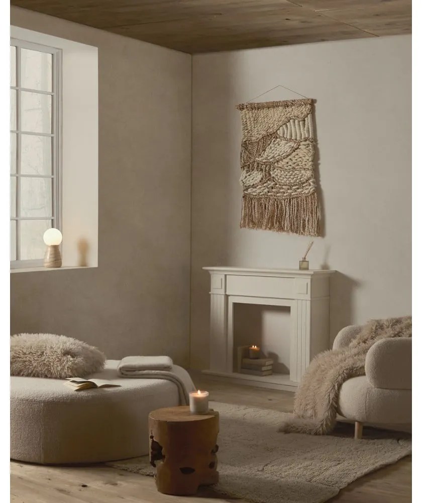 Béžová stolová lampa (výška 31,5 cm) Okeni – Kave Home