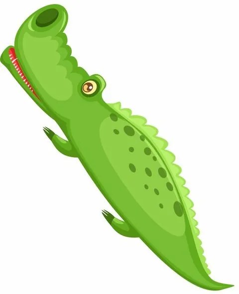 Samolepka ZVIERATKÁ - KROKODÍL