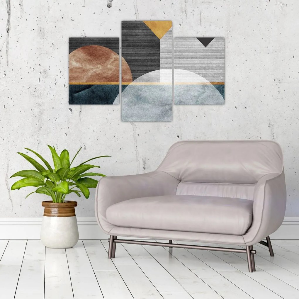 Obraz - Tvary a textúry (90x60 cm)