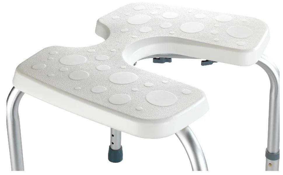 Stolička do sprchy Wenko Hygienic Stool White, 53 × 46 cm