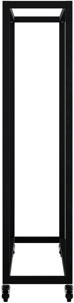 Stojan na drevo Hilta 25x100x100 cm - čierna