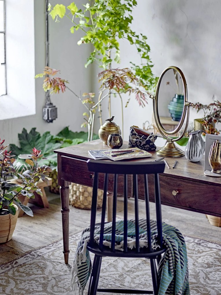 Bloomingville Prehoz z recyklovanej bavlny Isnel Blue 130 × 160 cm