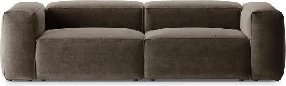 Hnedá pohovka 264 cm Bergamo – Cosmopolitan Design