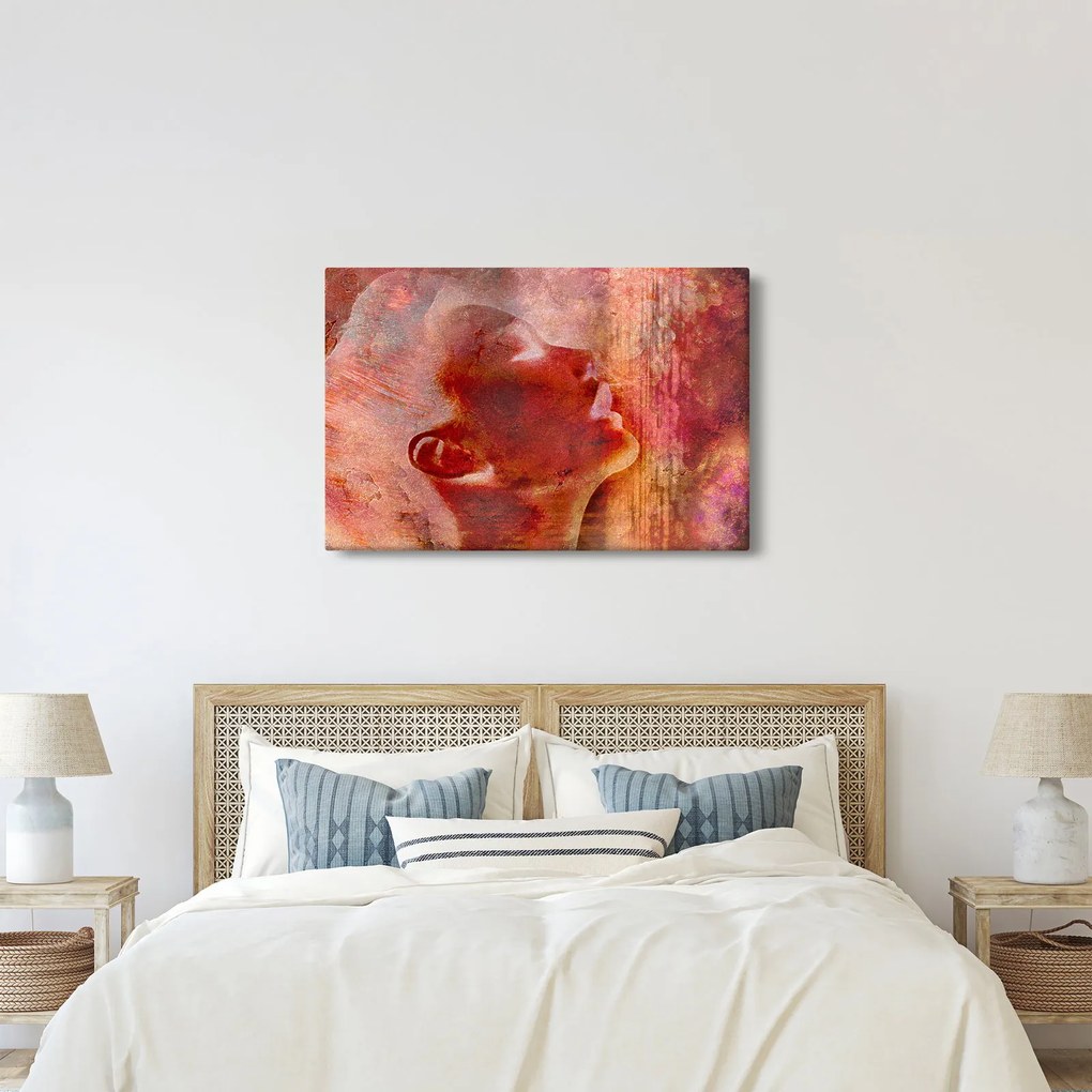 Obraz - Profil ženskej tváre (90x60 cm)