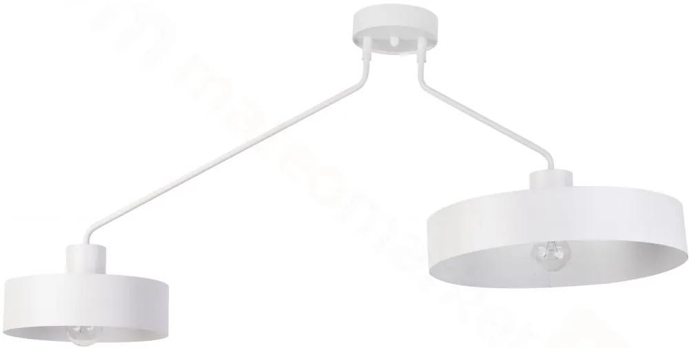 SIGMA Závesné moderné osvetlenie JUMBO, 2xE27, 60W, biele