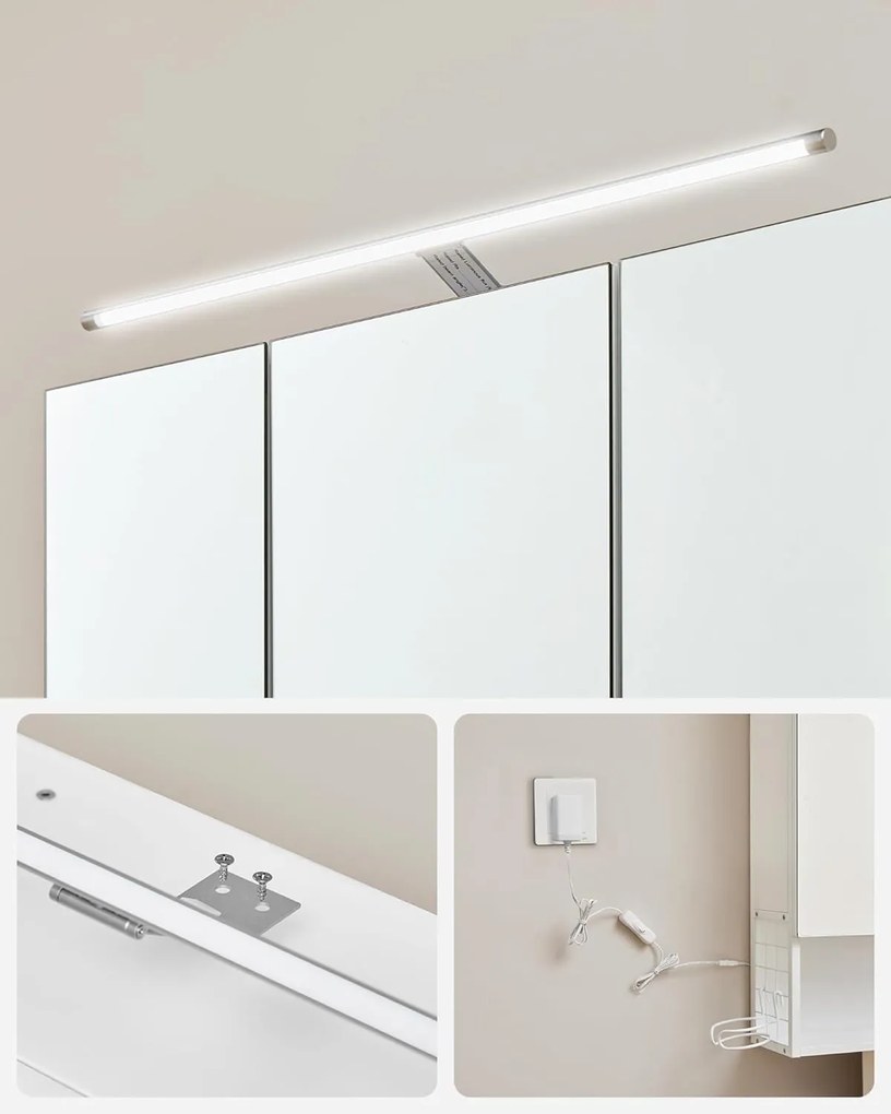 Kúpeľňová skrinka so zrkadlom Emoja biela