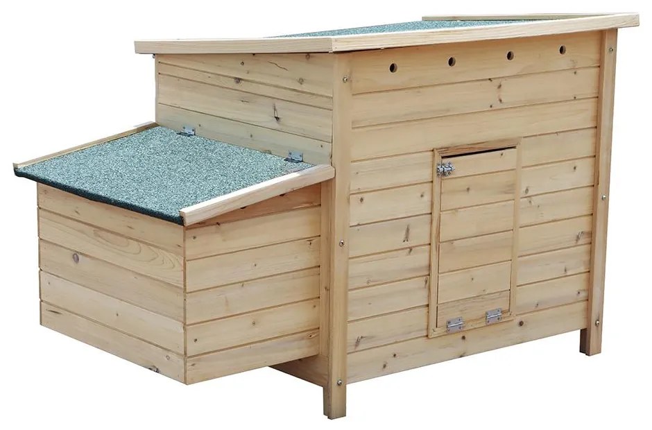 Kurník Avenberg RUFUS 123 x 70 x 81 cm hnedý