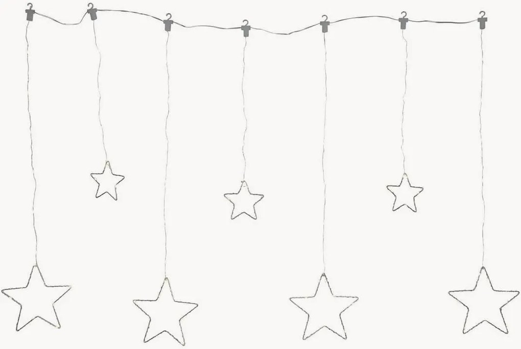 Vianočná exteriérová svetelná LED reťaz Dew Drop Stars