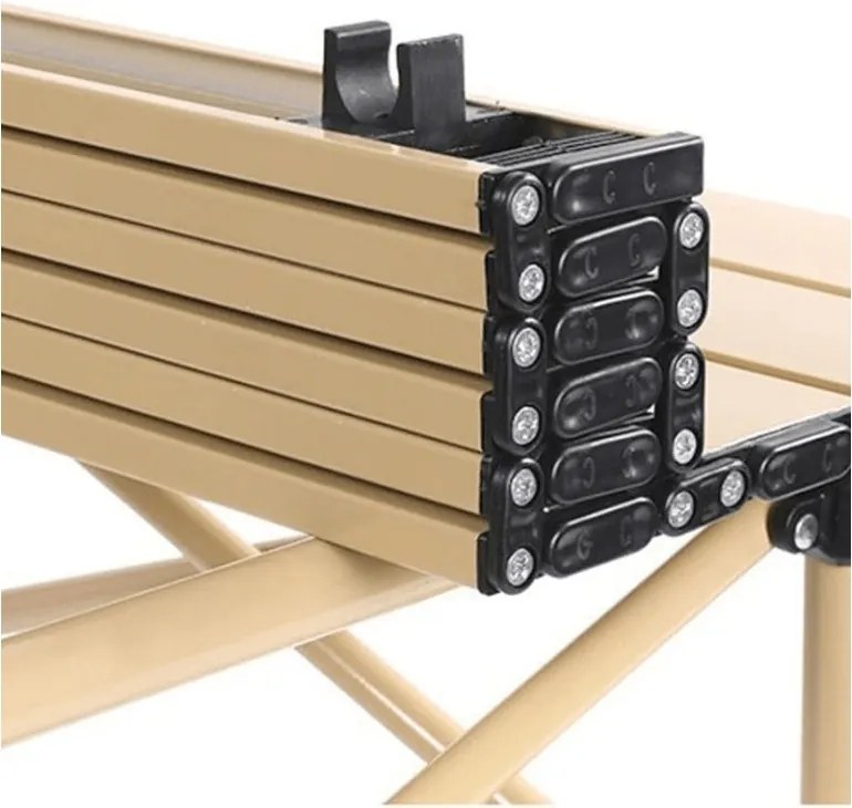 Cateringový stôl CATERFOLD 53x51 cm, béžový