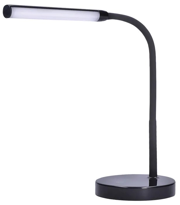 Solight LED stmievateľná stolová lampa, 4 W, denné biele svetlo, čierna