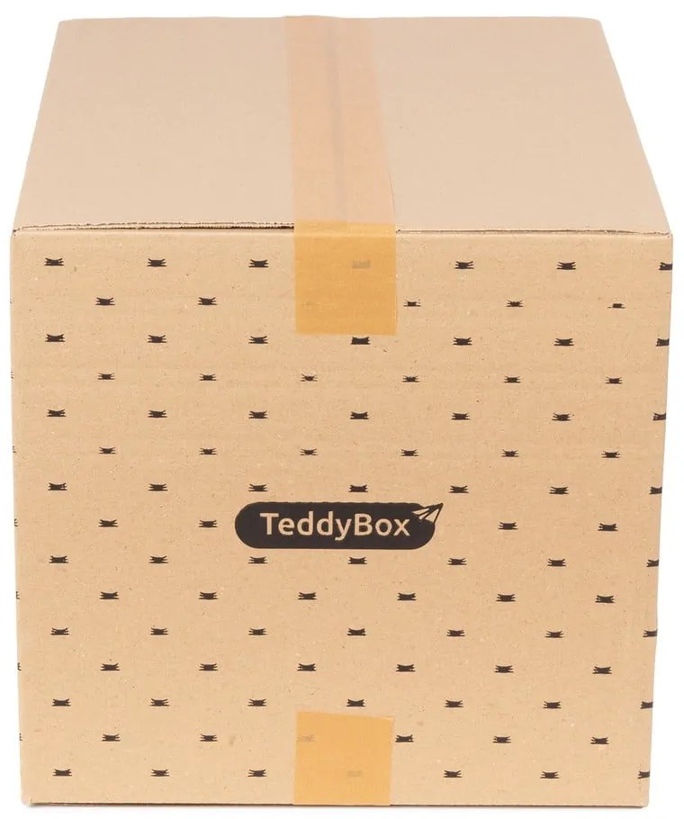 Súprava 2 béžových úložných boxov Compactor Teddy, 42 x 30 cm