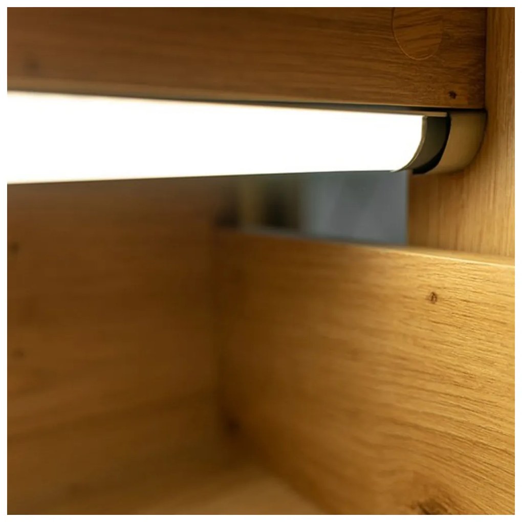 LED osvetlenie skrine Rondo chróm - 2 kusy