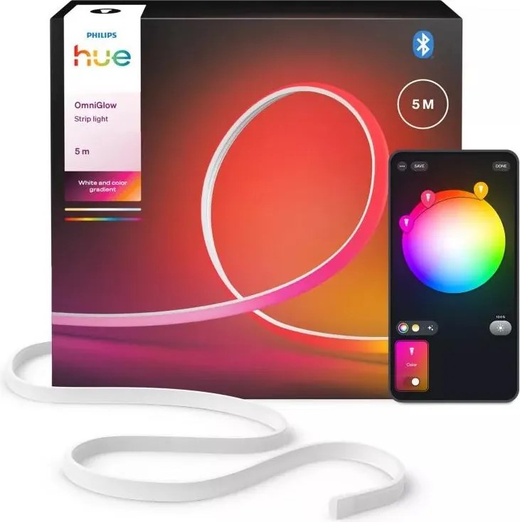 Philips - stmievateľný LED pás RGBW Hue OMNIGLOW 5m LED/60W/230V 2200-6500K