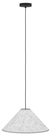 Eglo 43984 - Luster na lanku ALSAGER 1xE27/40W/230V šedá