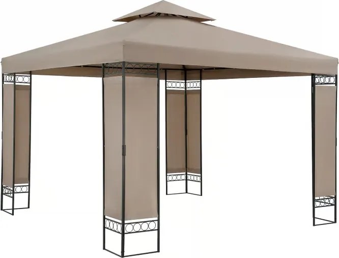 InternetovaZahrada Záhradný altánok Lorca 3x3 m - taupe