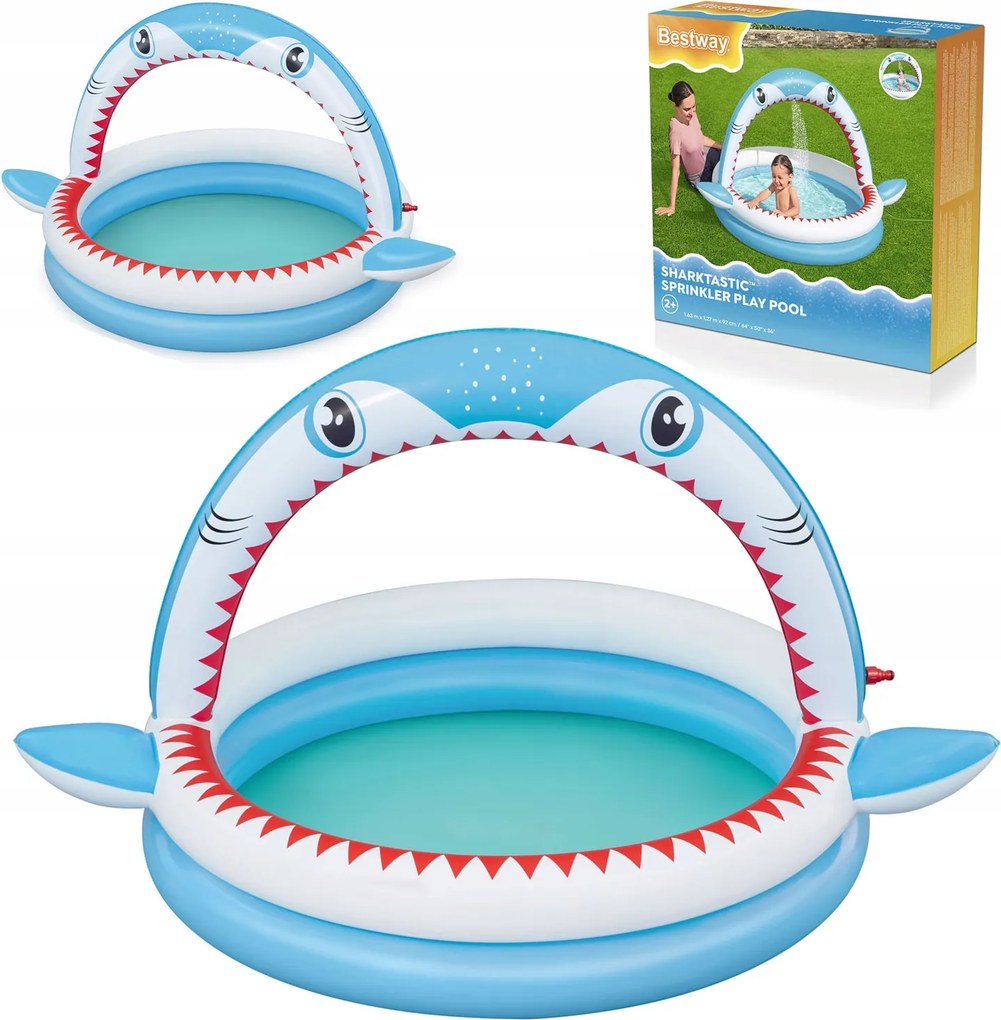 Detský Nafukovací Záhradný Bazén S Zavlažovačom Bestway 163x127x92