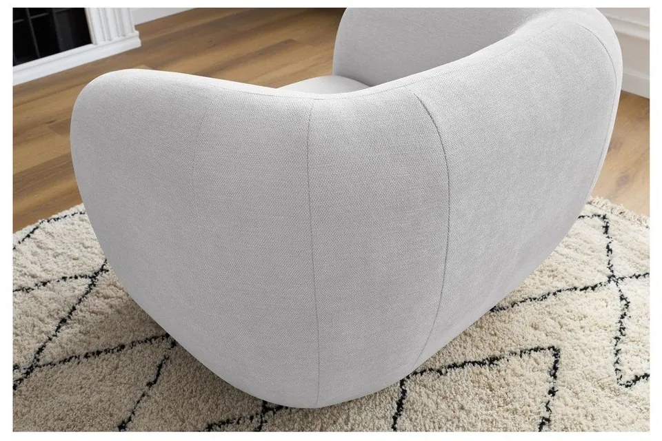 Sivé kreslo Celine – Bobochic Paris