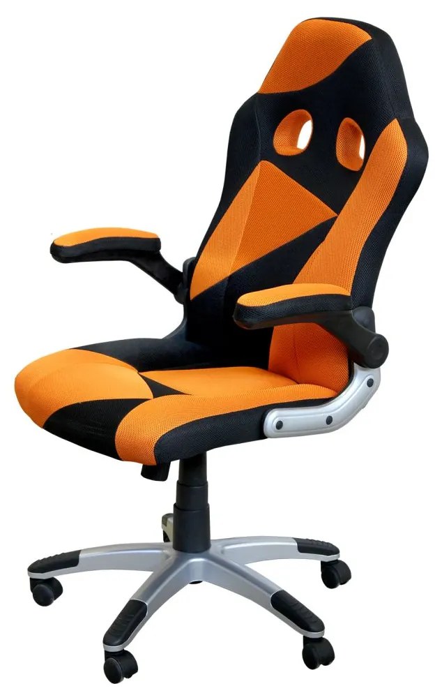 IDEA nábytok Kancelárske kreslo RACER ORANGE