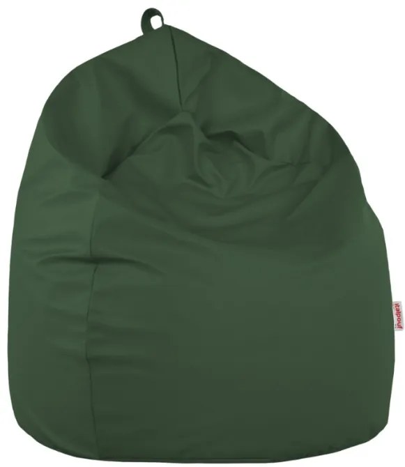 Sedací vak SAKO tmavozelený ekokoža