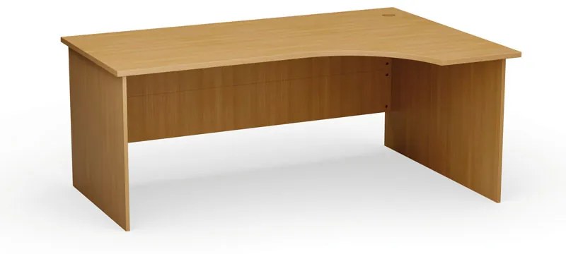 Ergonomický kancelársky pracovný stôl PRIMO Classic, 180x120 cm, pravý, breza