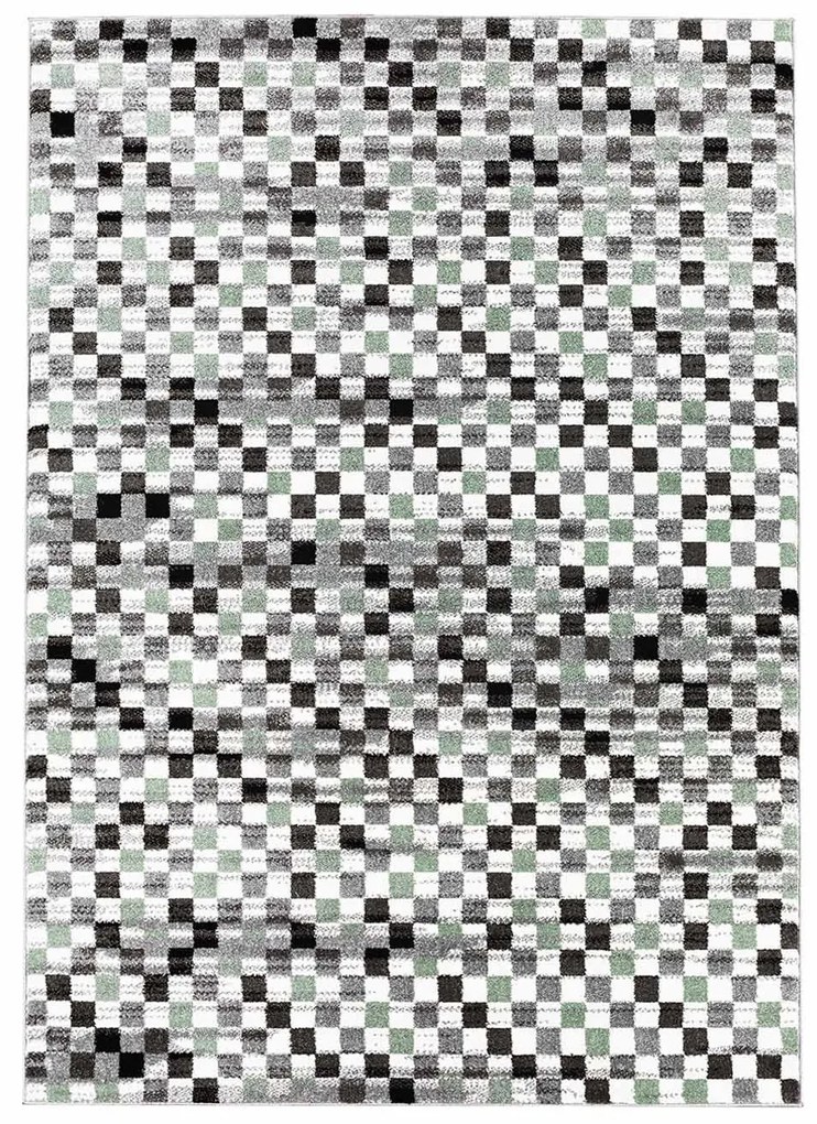 Dekorstudio Moderný koberec MODA SOFT sivo zelený 1141 Rozmer koberca: 80x300cm