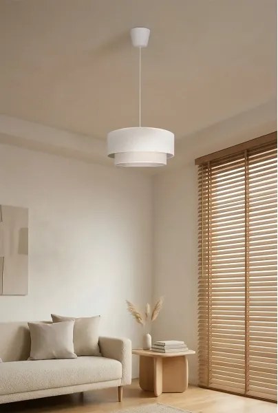 Brilagi - LED luster BOHO ECO na lane 1xE27/10W/230V pr. 40 cm krémový