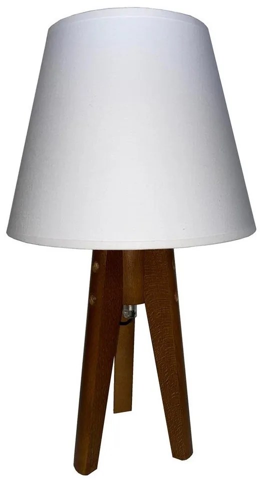 Stolná lampa CONE 1xE27/60W/230V dub biela