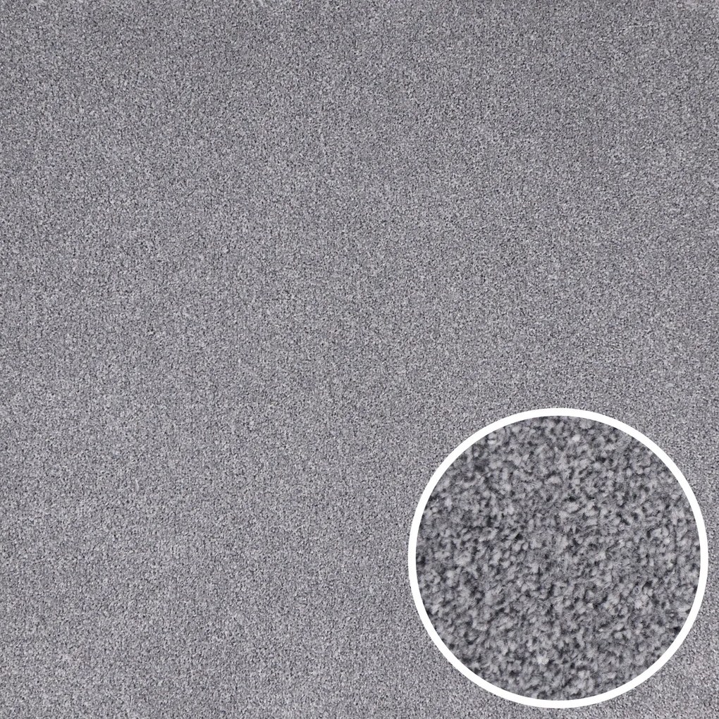 Condor Carpets, Metrážny koberec Prestige 475, na mieru, šíře 4m, šedá, ab (mriežka), detská izba