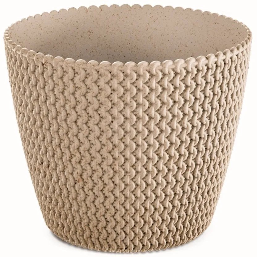 Kvetináč PLOWY ECO prírodná hnedá