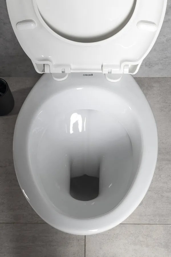 CREAVIT CREAVIT, WC kombi, dvojtlačítko 4,5/6l, spodný odpad, biela, TP3406