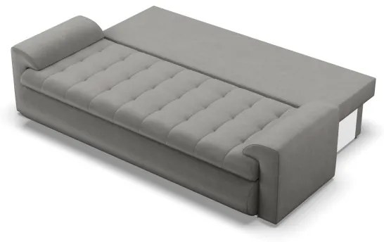 Trojmiestna rozkladacia sedačka FORESTA Kronos svetlosivá