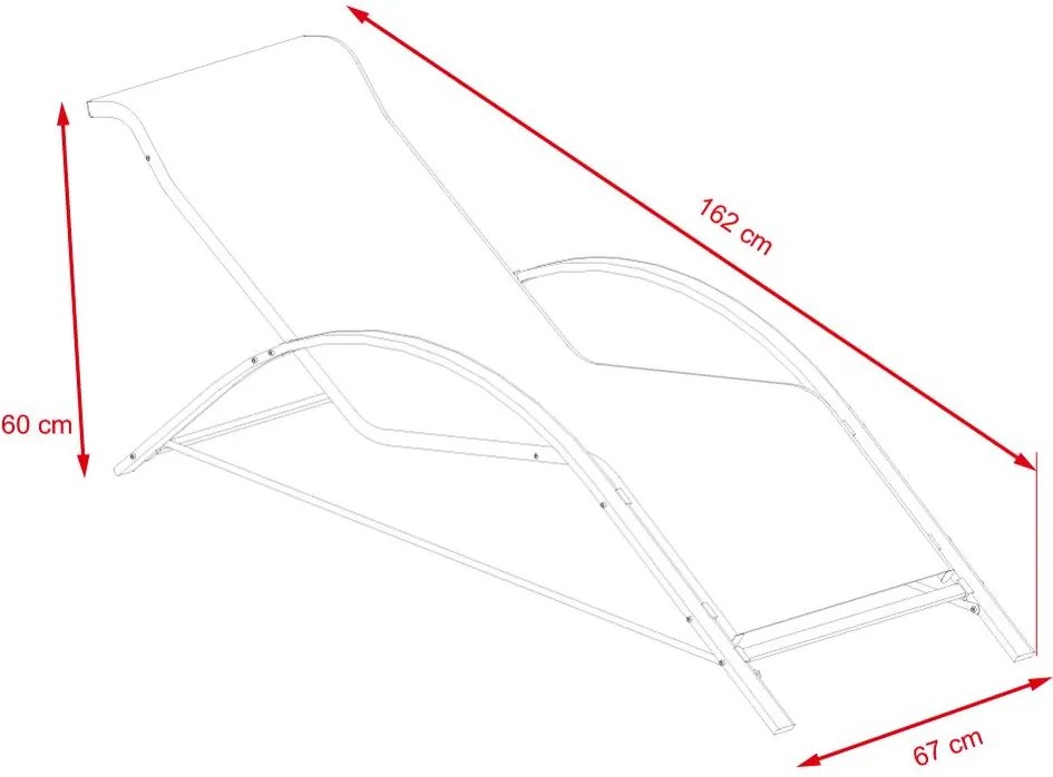 SET 2KS Relaxačných ležadiel a stola Avenberg DOLFINE