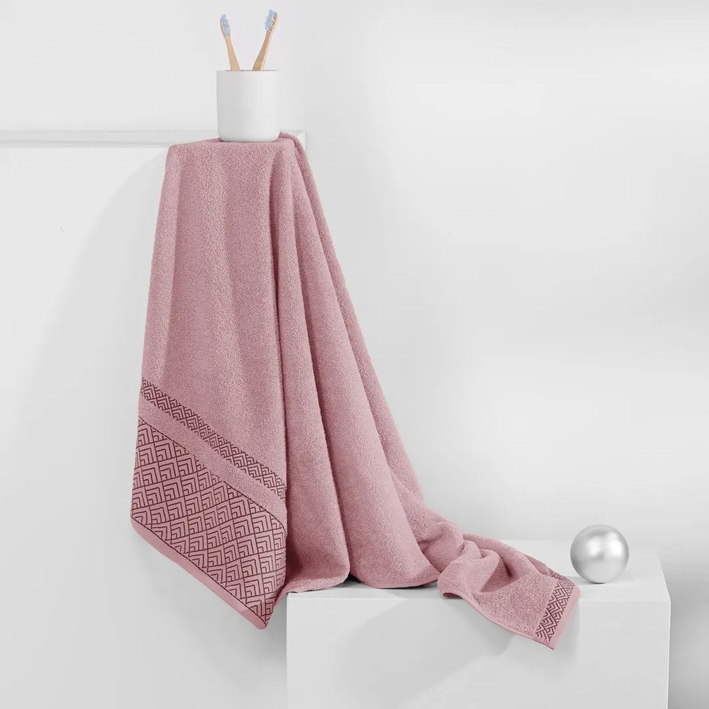 Bavlnený uterák AmeliaHome Volie ružový