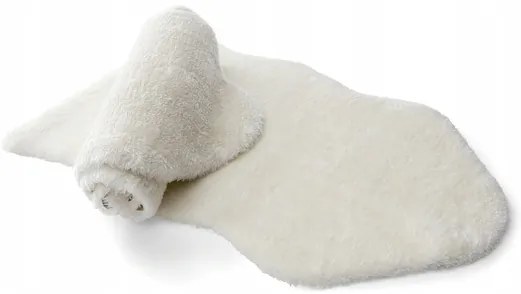 IKEA TOFTLUND Koberec biely 55x85 cm