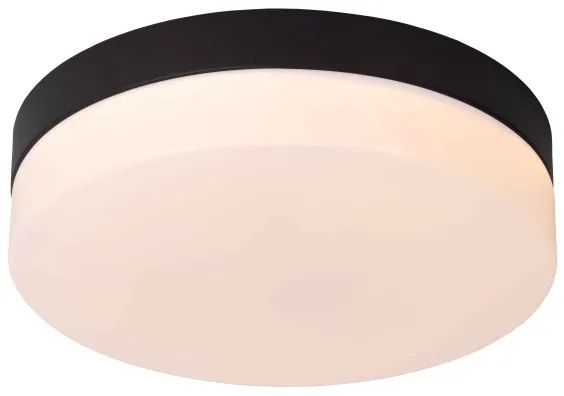 Lucide 79111/24/30 - LED Kúpeľňové svietidlo BISKIT LED/12W/230V IP44 čierna