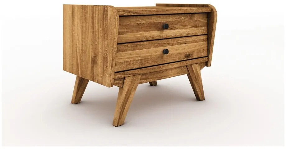 Nočný stolík z dubového dreva Retro 1 - The Beds