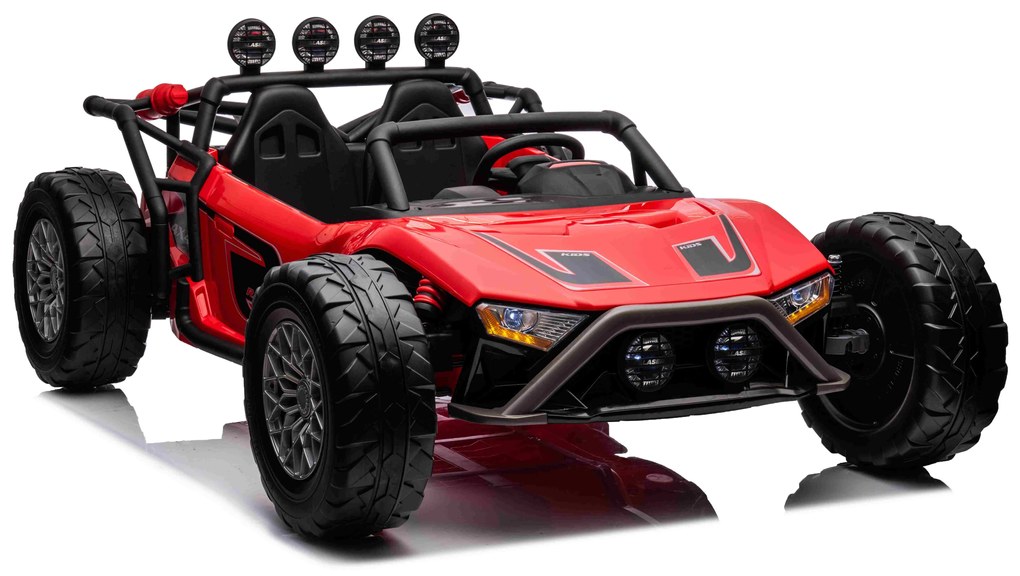 LEAN CARS Elektrické autíčko Buggy Racing 5 - červené - 2X200W - 24V/7Ah - 2023