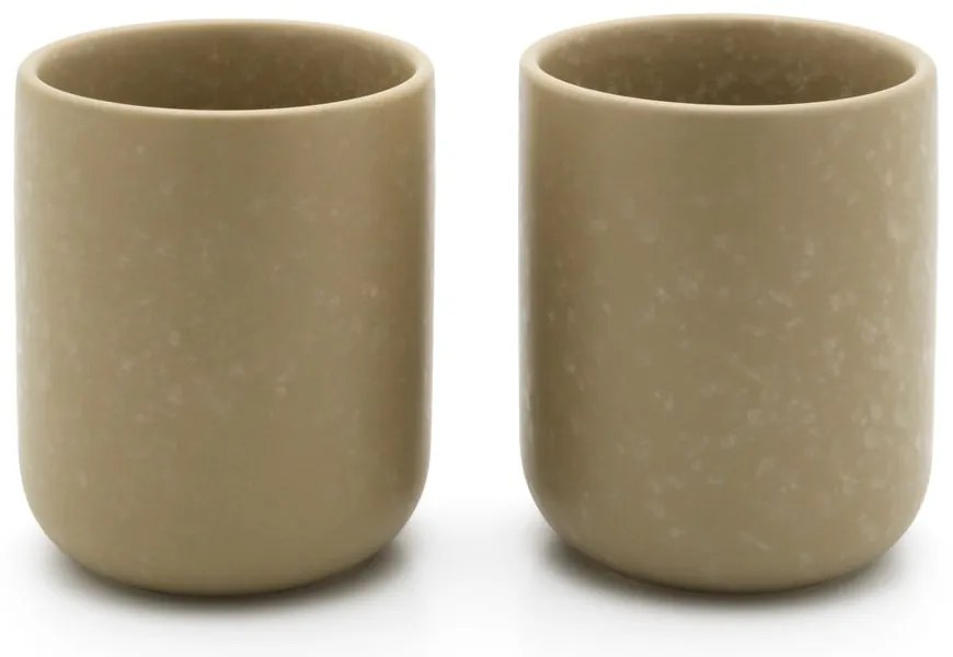 Béžové šálky z kameniny v súprave 2 ks 200 ml Umea – Bredemeijer