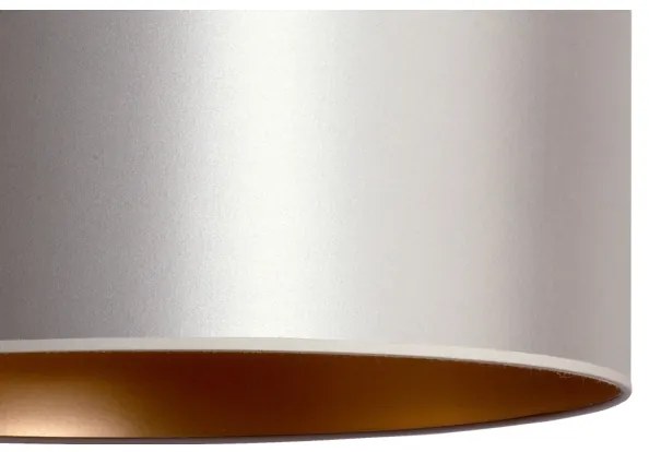 Duolla - Luster na lanku CANNES 1xE27/15W/230V pr. 45 cm strieborná/medená