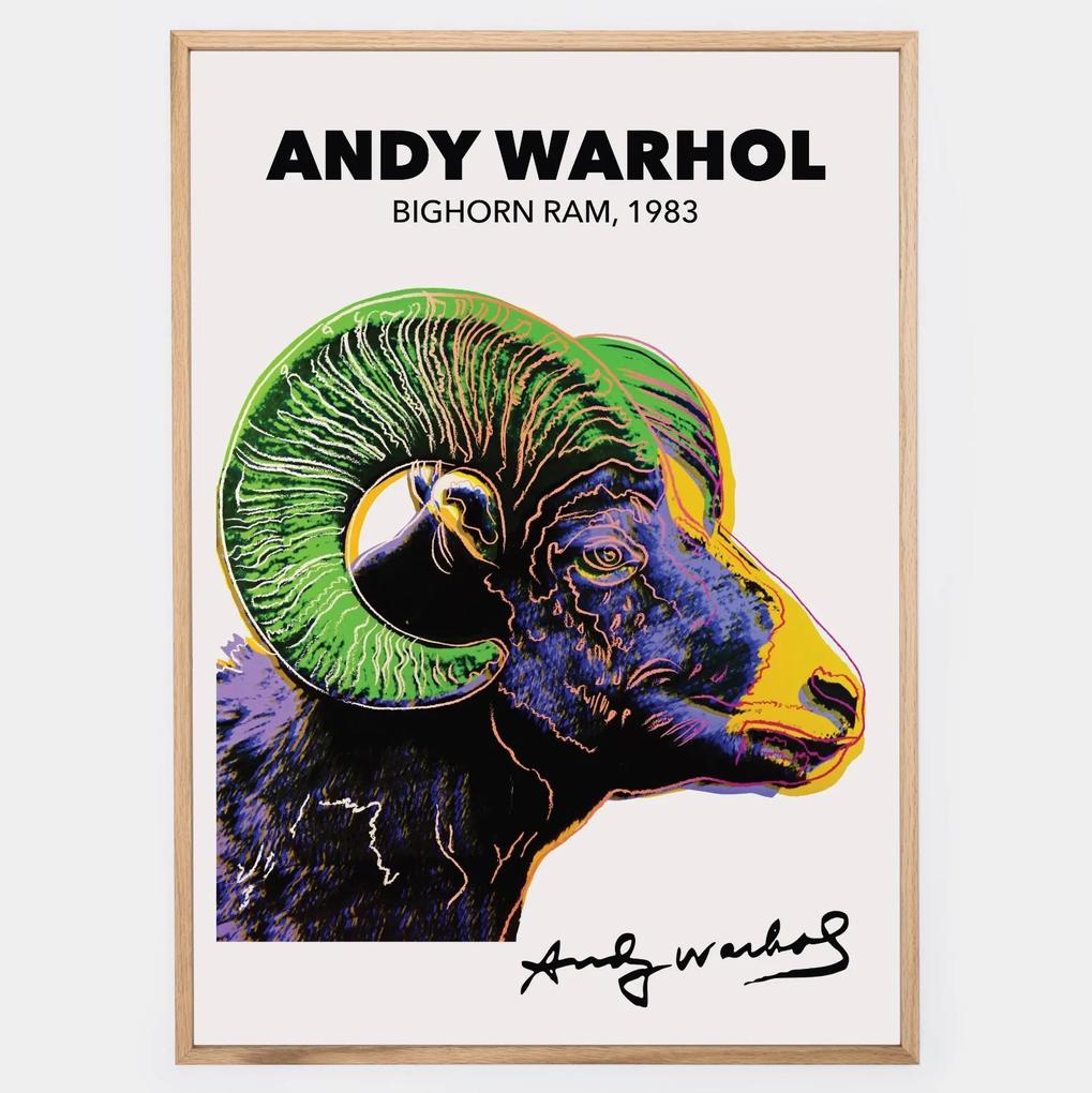 Plagát Bighorn Ram | Andy Warhol