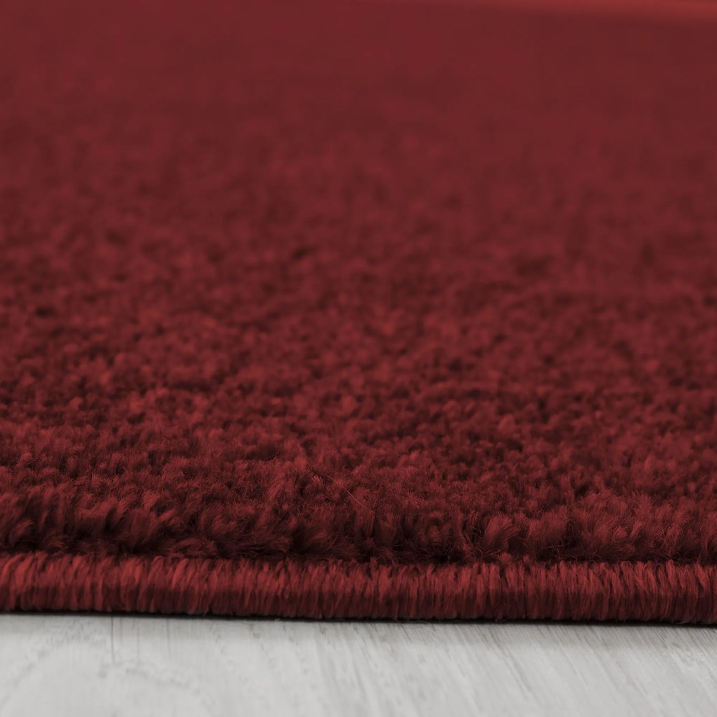 Ayyildiz, Kusový koberec Ata 7000 red kruh, 120x120 (priemer) kruh, červená, obývacia izba