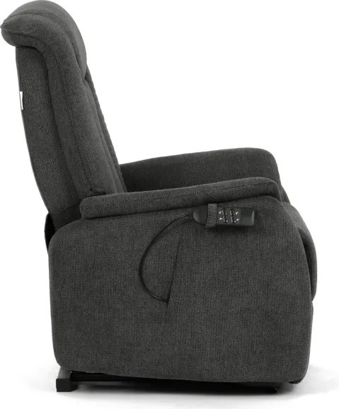 Polohovacie kreslo sivé, elektrické TV-L8963 GREY2