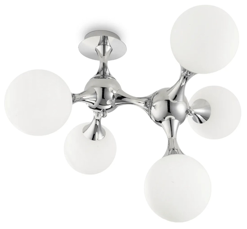 Stropné svietidlo Ideal lux 073712 NODI BIANCO PL5 5xE14 40W