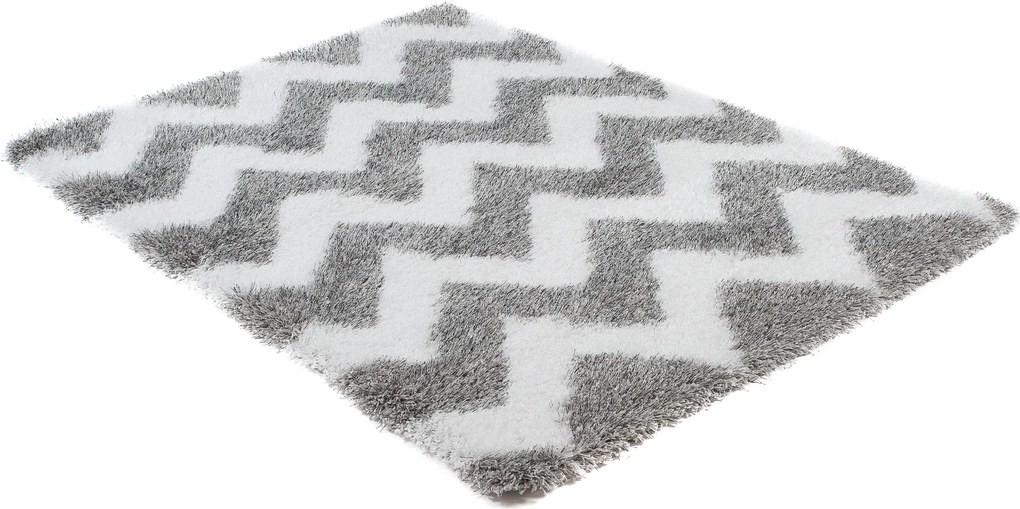 TA Koberec 5446A BIELA / L.ŠEDÁ 42 OPTIMÁLNA Rozmer: 240x330 cm