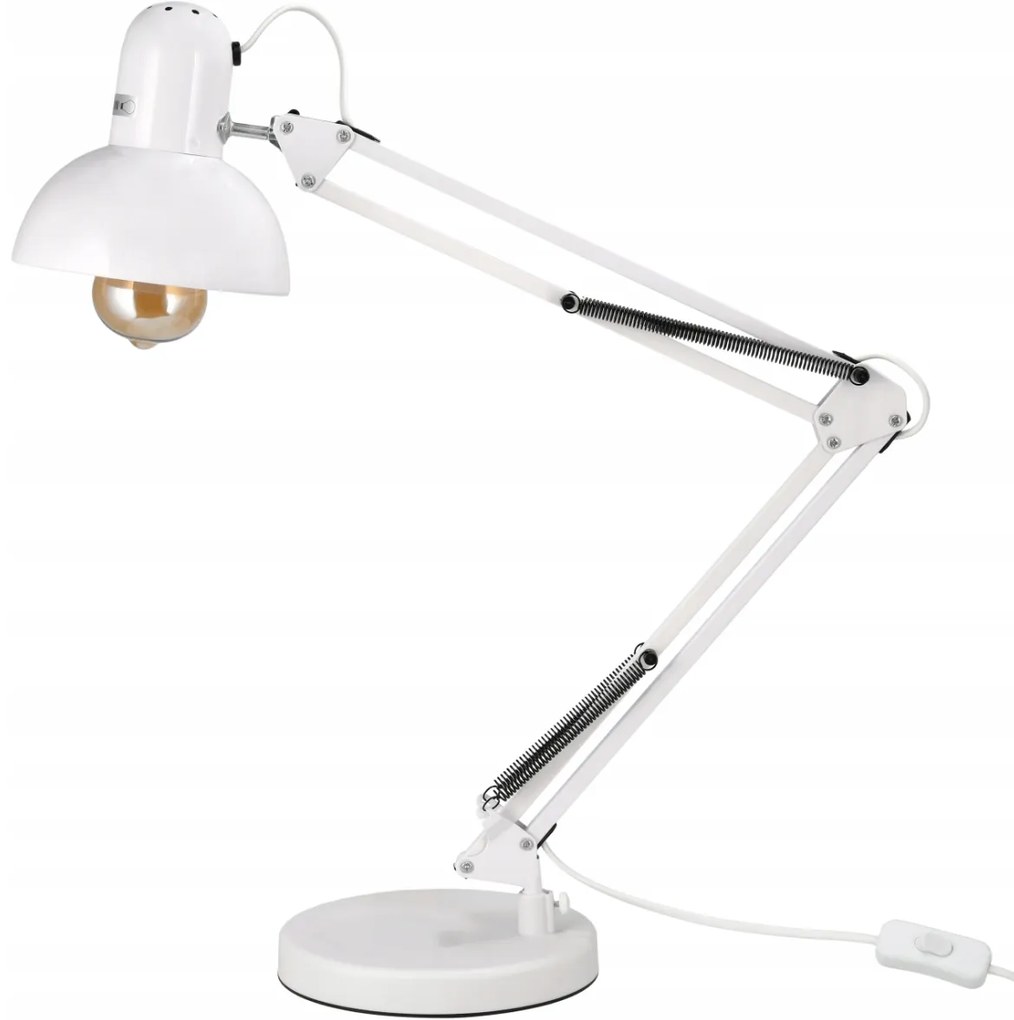BERGE Stolová lampa XL Praga 1xE27 LED biela