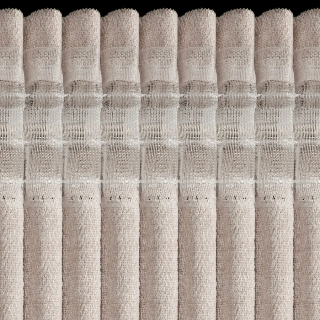 ZÁVES NA PÁSKE BLAKE 140X270 CM BÉŽOVÁ